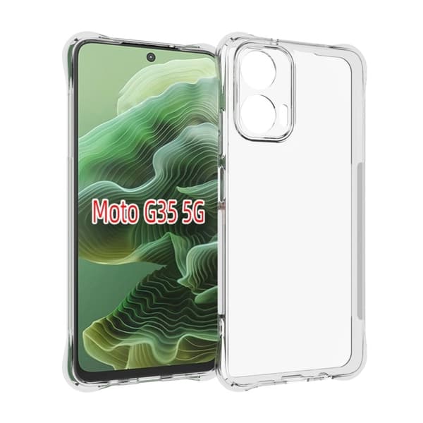 Motorola Moto G35 Stöttåligt Skal med Förstärkta Hörn