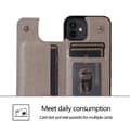 Miniatyrbild 8 av 9: iPhone 12 Mini Stöttåligt Skal Korthållare 3-FACK Flippr V2 - Lila