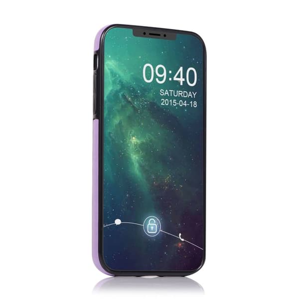 iPhone 11 Stöttåligt Skal Korthållare 3-FACK Flippr V2 - Lila