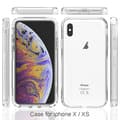 Miniatyrbild 5 av 5: iPhone X / XS Heltäckande Premium 3D Skal 3in1 ThreeSixty Clear