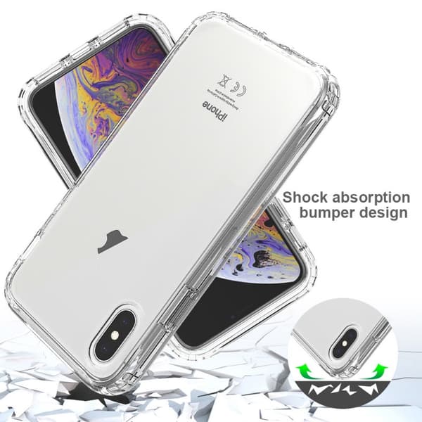 iPhone X / XS Heltäckande Premium 3D Skal 3in1 ThreeSixty Clear