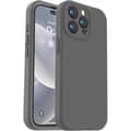 Miniatyrbild 1 av 5: iPhone 16 Pro Max Gummibelagt Skal med Kameraskydd Liquid V2 - Grå
