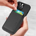 Miniatyrbild 6 av 11: iPhone 16 Pro Max Stöttåligt skal med Magnetisk Korthållare RFID