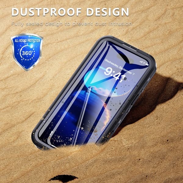 iPhone 16 Pro Max Heltäckande Vattentät Premium MagSafe Skal