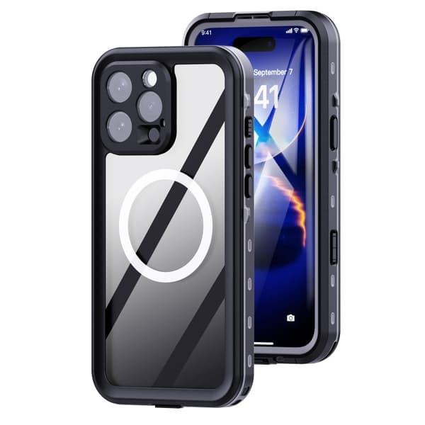 iPhone 16 Pro Max Heltäckande Vattentät Premium MagSafe Skal