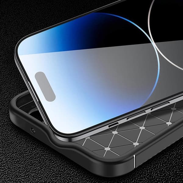iPhone 16 Pro Max Stöttåligt Slimmat Skal FullCarbon V4