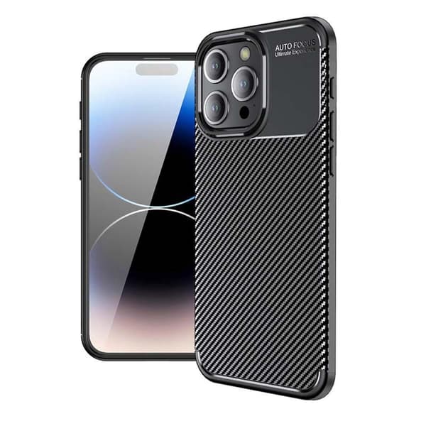 iPhone 16 Pro Max Stöttåligt Slimmat Skal FullCarbon V4