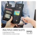 Miniatyrbild 8 av 11: CaseMe Stöttåligt Skal Korthållare Stativ 4-Fack Samsung S24 FE Svart