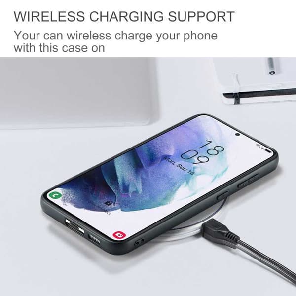 Samsung S24 FE Stöttåligt Skal med Magnetisk Korthållare JeeHood