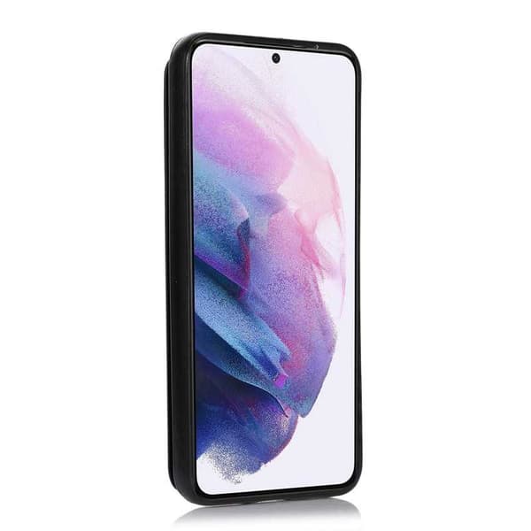 Samsung S24 FE Stöttåligt Skal Korthållare 3-FACK Flippr V2 - Svart