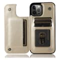Miniatyrbild 3 av 11: iPhone 13 Pro Max Stöttåligt Skal Korthållare 3-FACK Flippr V2 - Guld