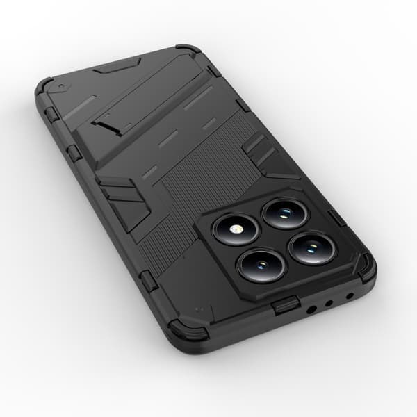 Xiaomi 14T Stöttåligt Skal med Kickstand ThinArmor V2 - Svart