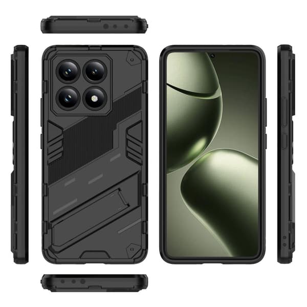 Xiaomi 14T Stöttåligt Skal med Kickstand ThinArmor V2 - Svart