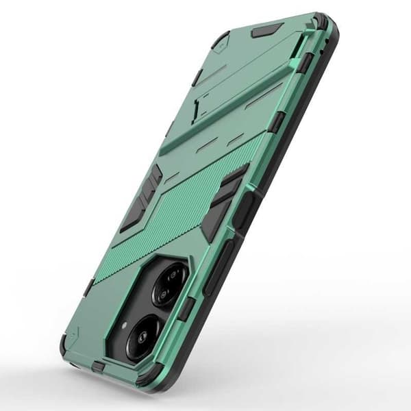 Xiaomi Redmi 13C 4G Stöttåligt Skal med Kickstand ThinArmor V2 - Grön