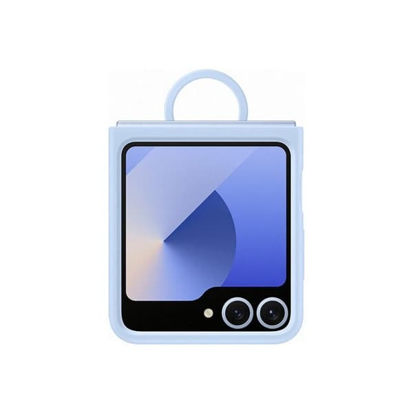 Skyddshölje - Samsung - Galaxy Z Flip 6 - Silikon - Blå - Optimal skydd