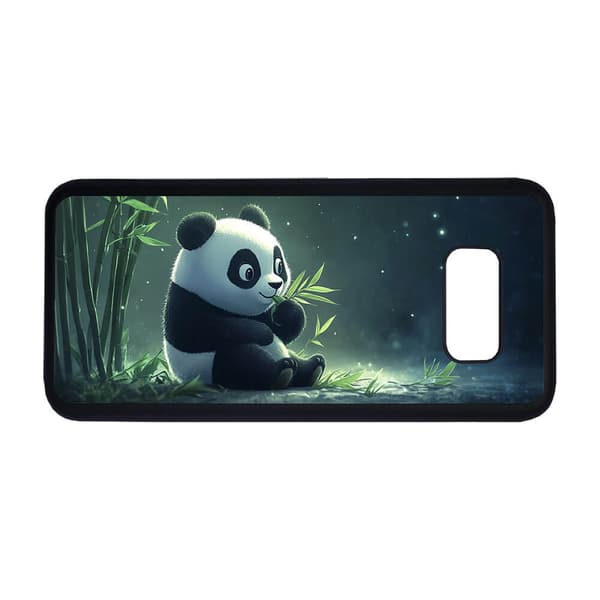 Söt Tecknad Panda För Barn Samsung Galaxy S8 Mobiltelefon Skal