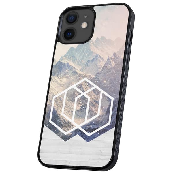 iPhone 12 Mini - Cover/Mobilcover Kunst Bjerg
