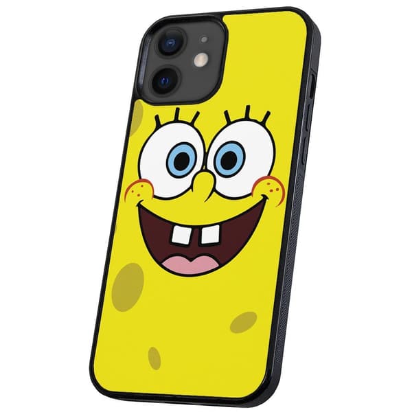 iPhone 12 Mini - Deksel/Mobildeksel Svampebob