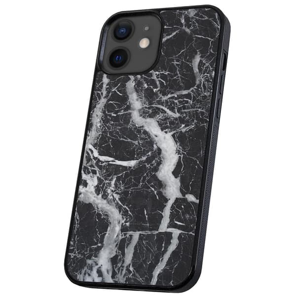iPhone 12 Mini - Deksel/Mobildeksel Marmor