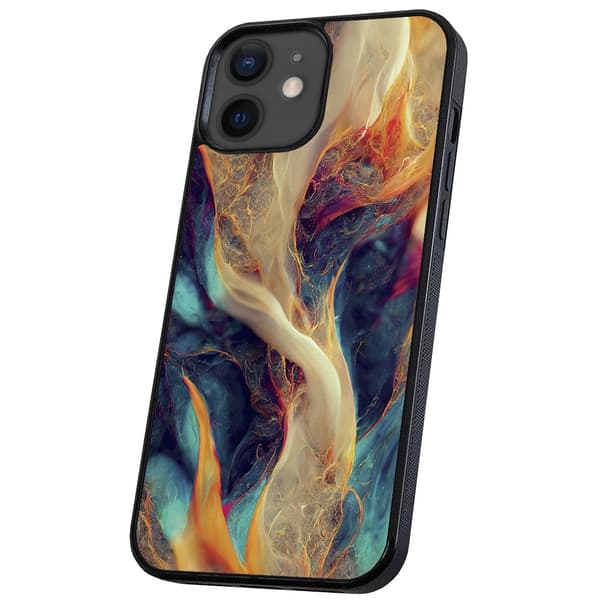 iPhone 12 Mini - Deksel/Mobildeksel Abstrakt Mønster