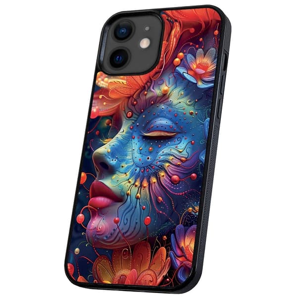 iPhone 12 Mini - Deksel/Mobildeksel Psychedelic