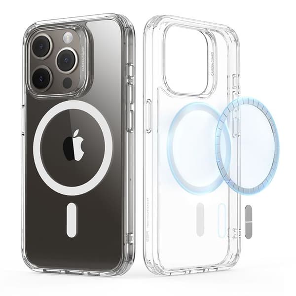 Skyddsfodral för smartphone - ESR - Classic Hybrid HaloLock - Genomskinlig - Hård - Klar