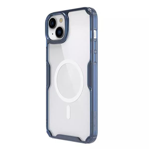 Skyddshölje - NILLKIN - iPhone 15 Plus - TPU - Blå - Semi-styv