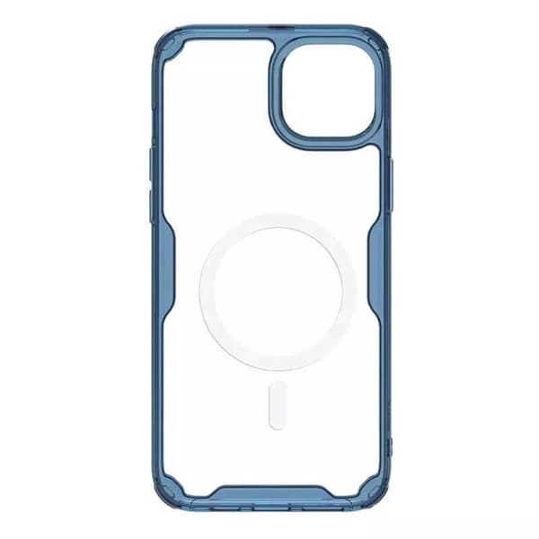 Skyddshölje - NILLKIN - iPhone 15 Plus - TPU - Blå - Semi-styv