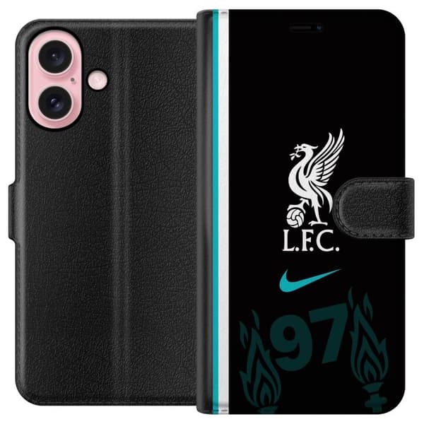 Apple iPhone 16 Plånboksfodral Liverpool FC