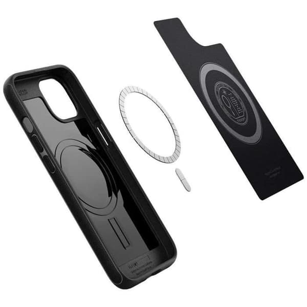 Bak skal - SPIGEN - iPhone 13 - Svart - MagSafe - Stötdämpning