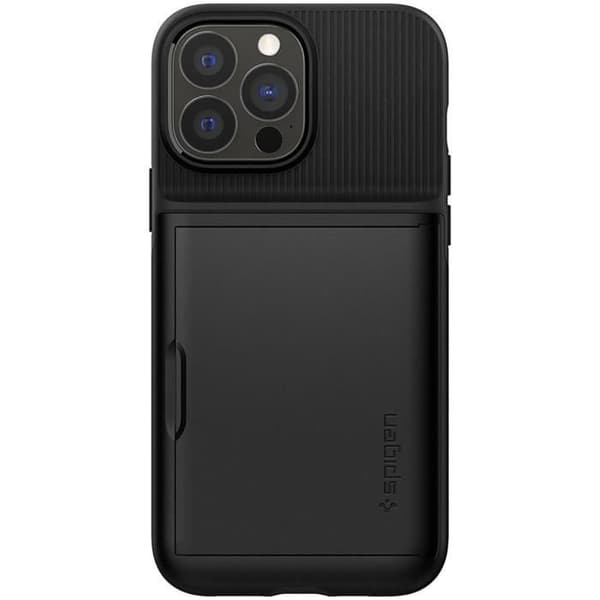 Coque - SPIGEN - Slim Armor CS - Dubbel skydd - iPhone 13 Pro Max - Svart