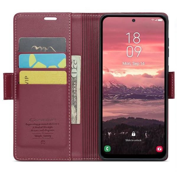 CaseMe mobilcover 023 Samsung Galaxy A26 5G - Bordeaux