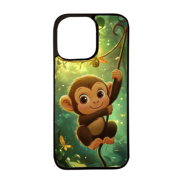 Søt Tegneserie Ape For Barn iPhone 11 Mobiltelefon Deksel
