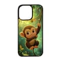 Miniatyrbillede 1 af 2: Sød Tegnefilm Abe For Børn iPhone 12 / iPhone 12 Pro Mobiltelefon Dække