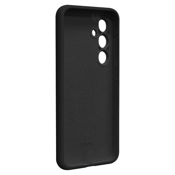 Etteri silikonikotelo mikrokuituvuorella Samsung Galaxy A56 5G:lle - Svart
