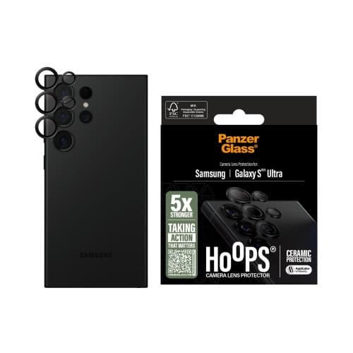 PanzerGlass Hoops - linsskydd för mobiltelefon - keramik