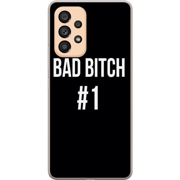 Samsung Galaxy A53 5G Gennemsigtig cover Bad Bitch #1