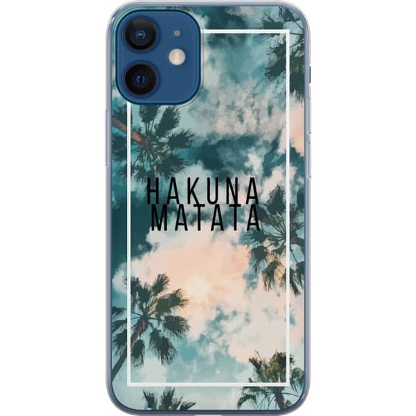 Apple iPhone 12 mini Läpinäkyvä kuori Hakuna Matata