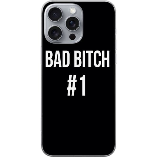 Apple iPhone 16 Pro Max Gjennomsiktig deksel Bad Bitch #1