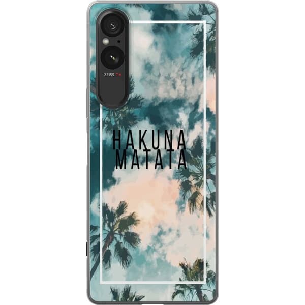 Sony Xperia 10 VI Gjennomsiktig deksel Hakuna Matata