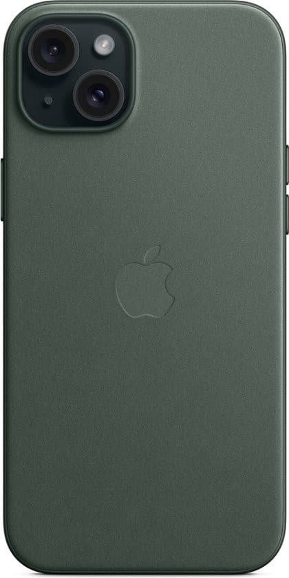 APPLE iPhone 15 Plus FineWoven Case with MagSafe Evergreen MT4F3ZM/A