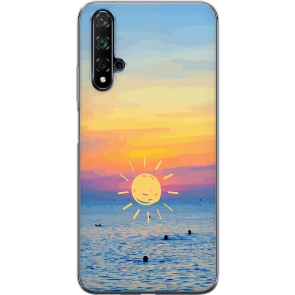 Huawei nova 5T Genomskinligt Skal Solnedgång