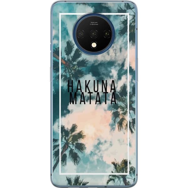 OnePlus 7T Gjennomsiktig deksel Hakuna Matata