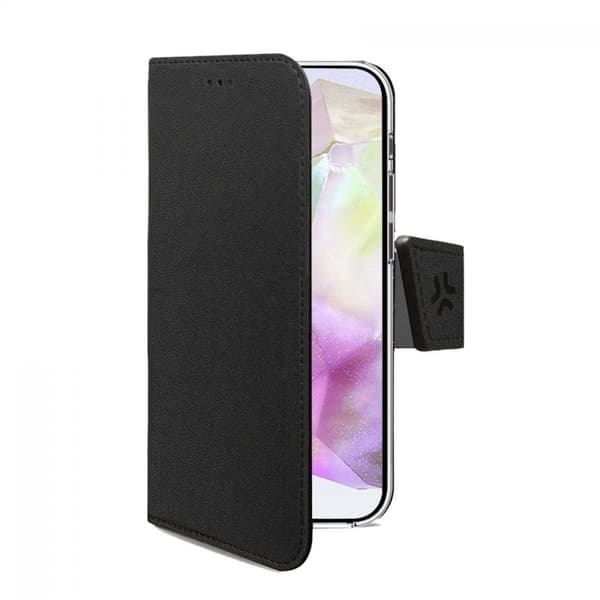 Celly Samsung Galaxy A36 Kotelo Wally Wallet Case Musta