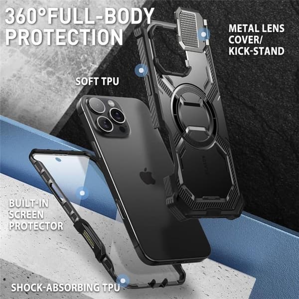 i-Blason Armorbox kotelo Apple iPhone 16 Pro Max - Musta