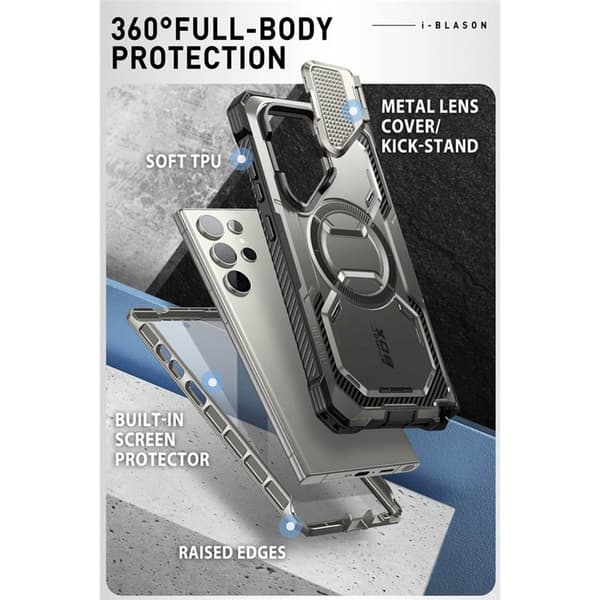 i-Blason Armorbox cover Samsung Galaxy S24 Ultra - TiGray