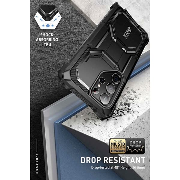 i-Blason Armorbox cover 2-set Samsung Galaxy S23 Ultra - Black