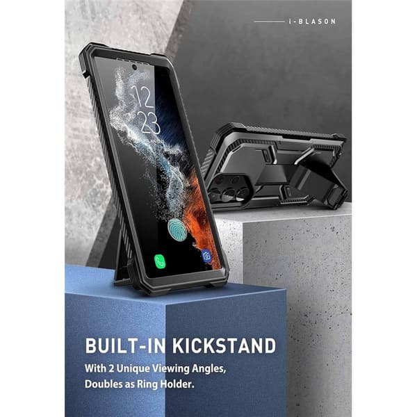i-Blason Armorbox cover 2-set Samsung Galaxy S23 Ultra - Black