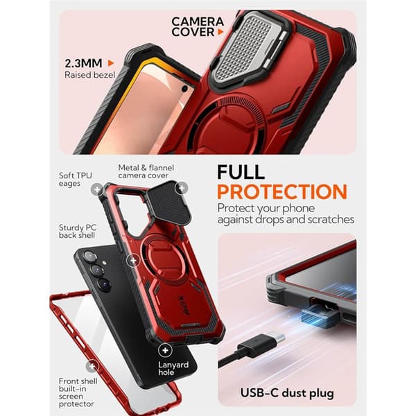 i-Blason Armorbox kotelo Samsung Galaxy S25 Plus - Ruddy