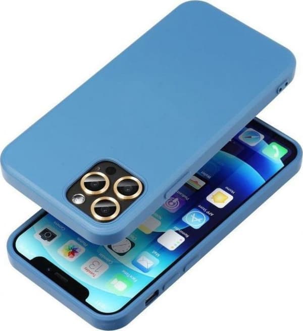 Mobiltelefonkåpa - bumpertelefon Noname CASE Forcell SILICONE LITE för IPHONE 13 PRO CASE blå